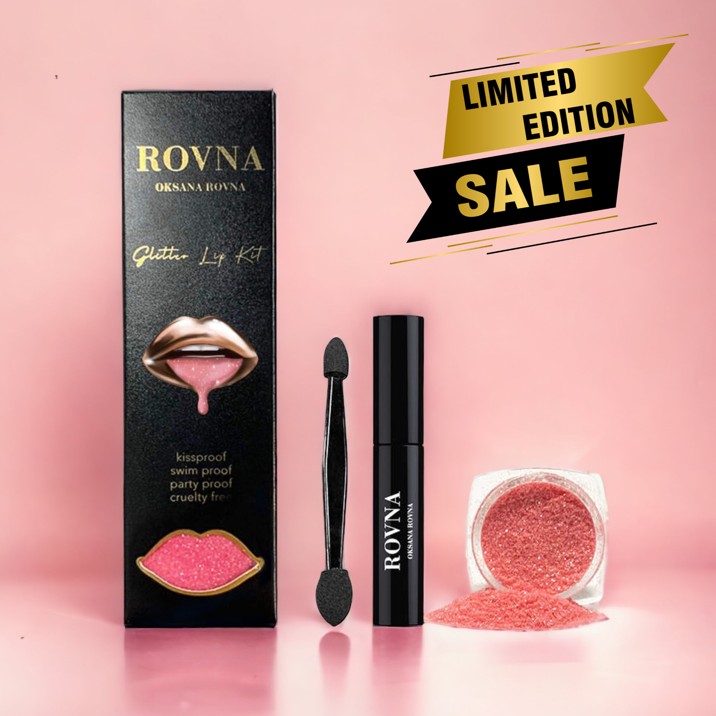 3in1 Glitzer Lip Kit | Limit Edition
